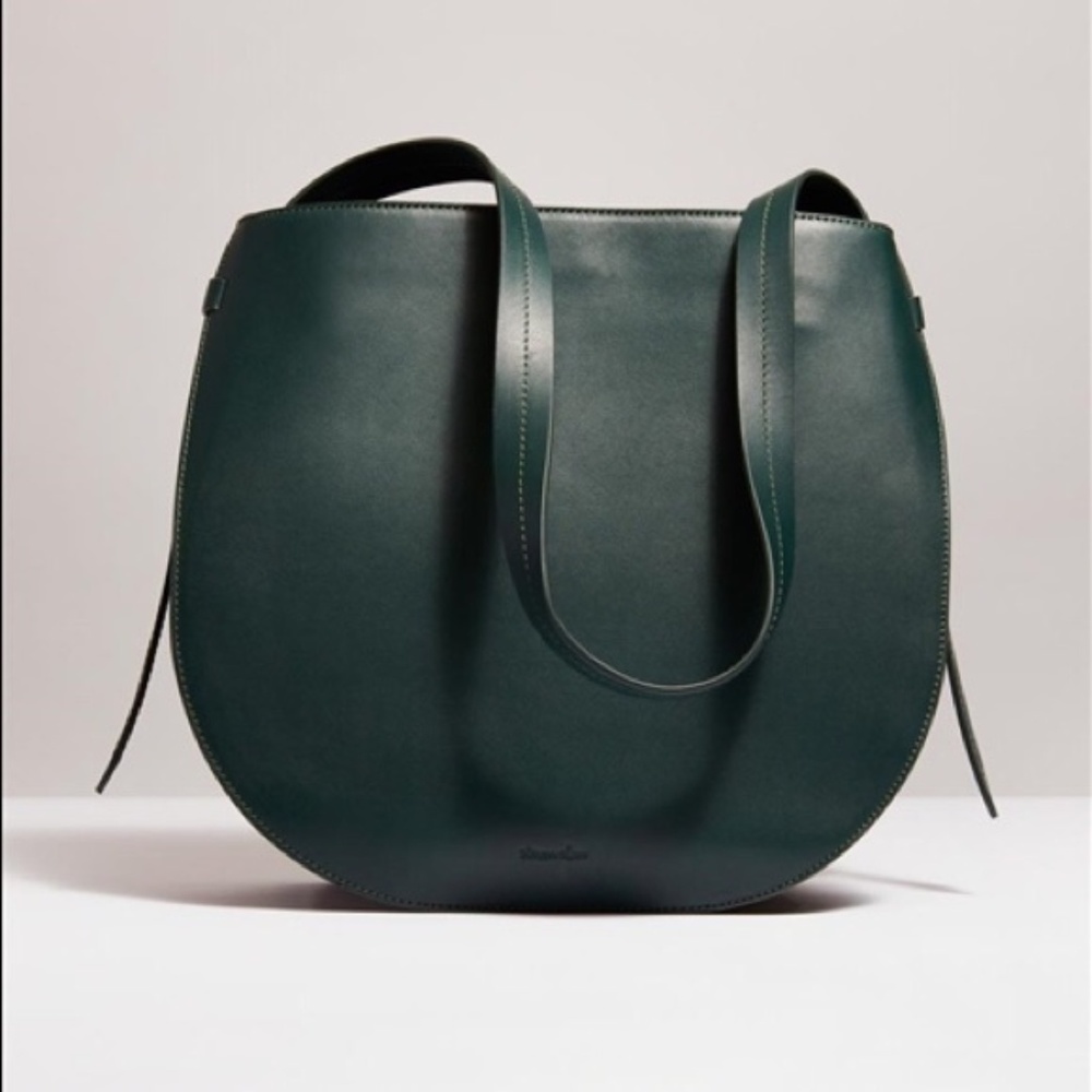 Steven Alan Half Moon Shoulder Bag - Ink Green